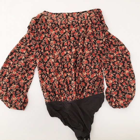 Free People Anna Bodysuit in Black Combo - Picture 11 of 12